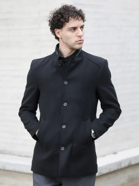 Ανδρικό Παλτό ALEX 2567 Μαύρο