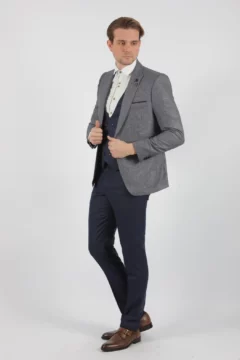 Ανδρικό Slim Fit Κουστούμι Senso Diverso 520-04