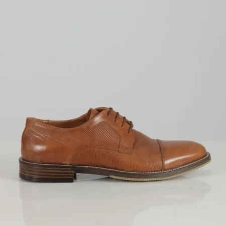 Ανδρικά Παπούτσια Δερμάτινα Derby Diamond Pattern Ταμπά 625