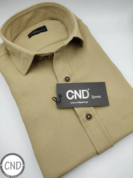 Πουκάμισο Cnd Sports Μακρυμάνικο Σε Στενή Γραμμή 5900