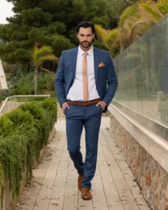 Ανδρικό Slim Fit Κοστούμι Antonio Miro SS-81