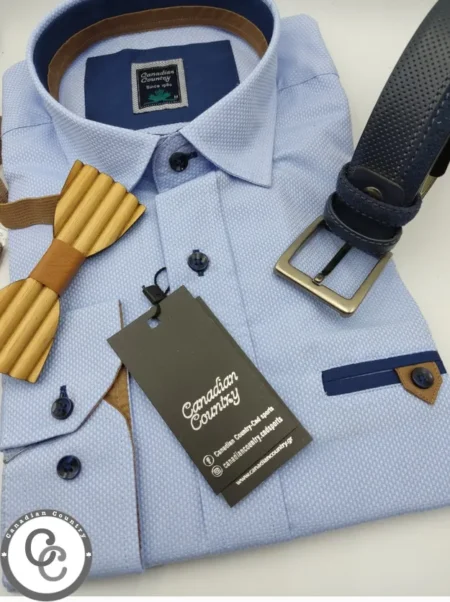 Ανδρικό Βαμβακερό Πουκάμισο Regular Fit Canadian Country Με Τσέπη Στο Στήθος