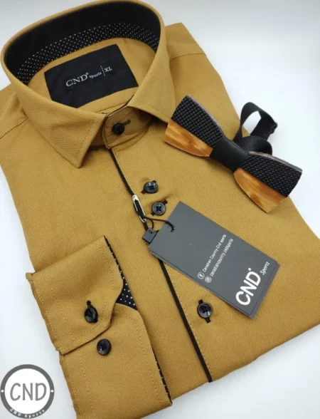 Πουκάμισο Cnd Sports Μακρυμάνικο Σε Στενή Γραμμή 4700