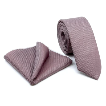 Σετ Ανδρικής Γραβάτας Oxford Με Μαντιλάκι L-047-21