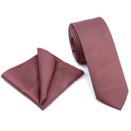 Σετ Ανδρικής Γραβάτας Oxford Με Μαντιλάκι L-047-27