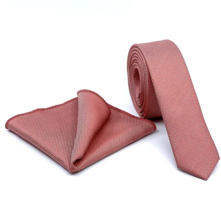 Σετ Ανδρικής Γραβάτας Oxford Με Μαντιλάκι L-047-74