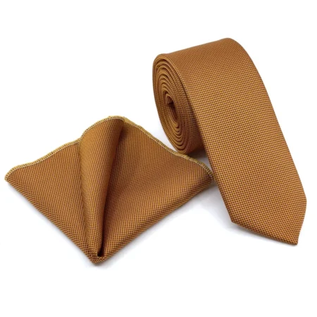 Σετ Ανδρικής Γραβάτας Oxford Με Μαντιλάκι L-047-85