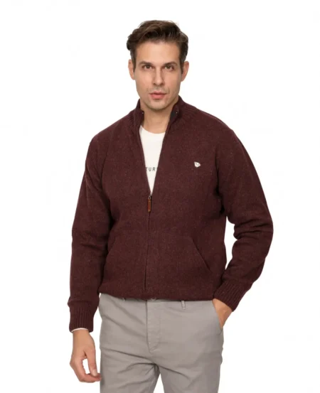Ανδρική Ζακέτα Πλεκτή με Φερμουάρ Van Hipster 71675